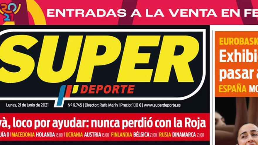 Esta es la portada de SUPER de este lunes 21 de junio