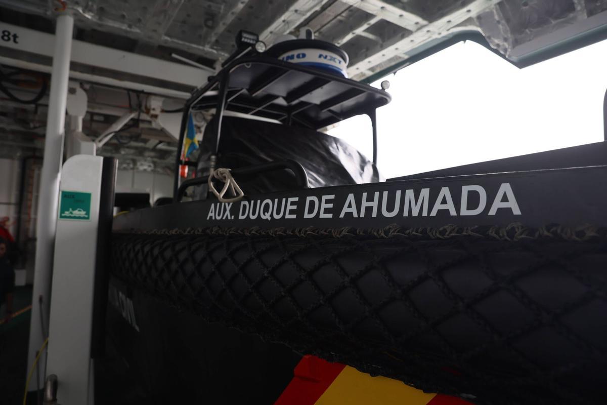 En imágenes: Así son las entrañas del "Conde de Ahumada", el buque más moderno de la Guardia Civil