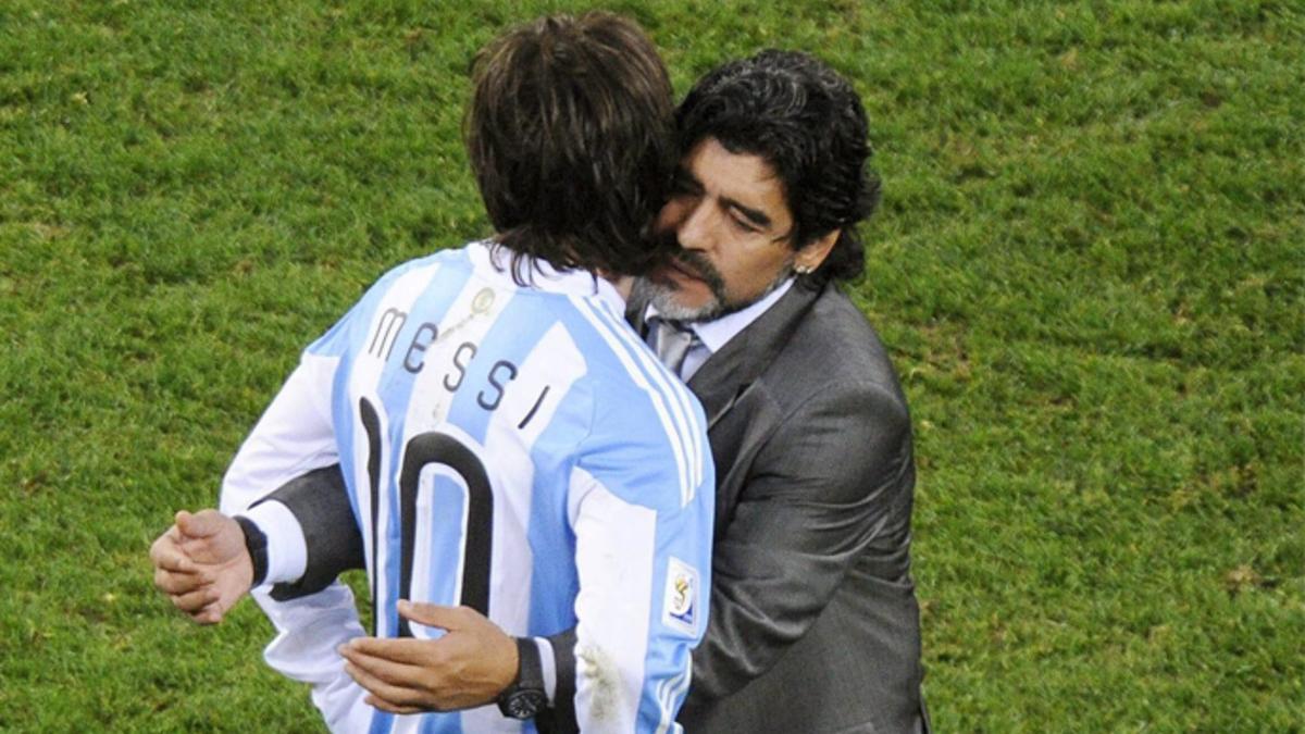 Maradona defendió a Messi