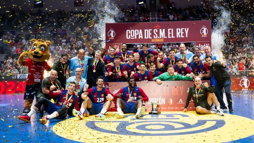 El Barcelona conquista su undécima Copa del Rey de balonmano consecutiva