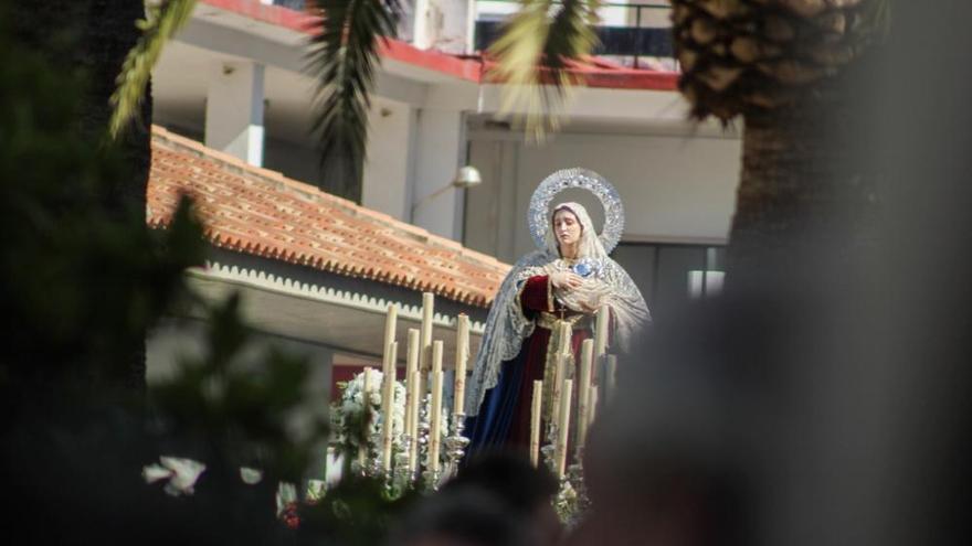 La Virgen del Buen Camino vuelve a recorrer Gamarra en la mañana de este Sábado de Pasión