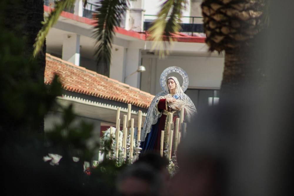 Procesión en el Colegio de Gamarra.