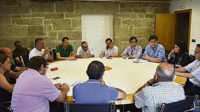 Una reunión anterior de comunidades de montes, en Mos. // D.P.