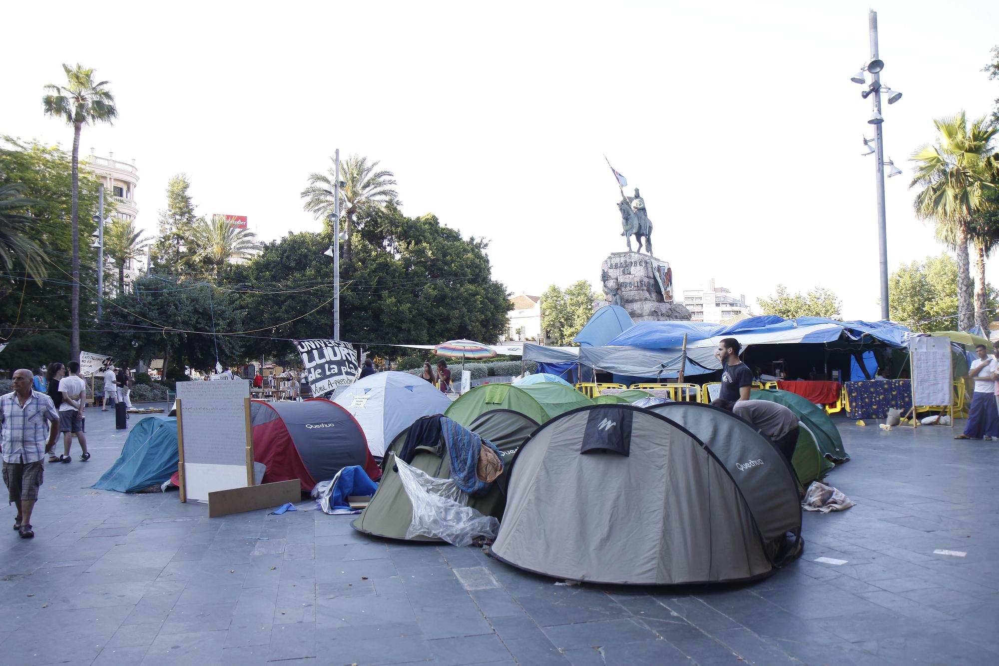 Las imágenes que dejó el 15M en Palma