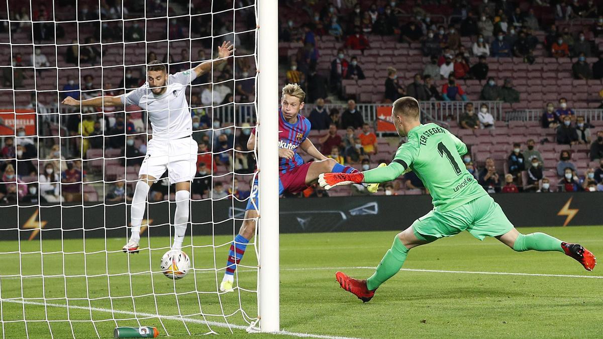 Domingos Duarte adelantó al Granada en el minuto 2.