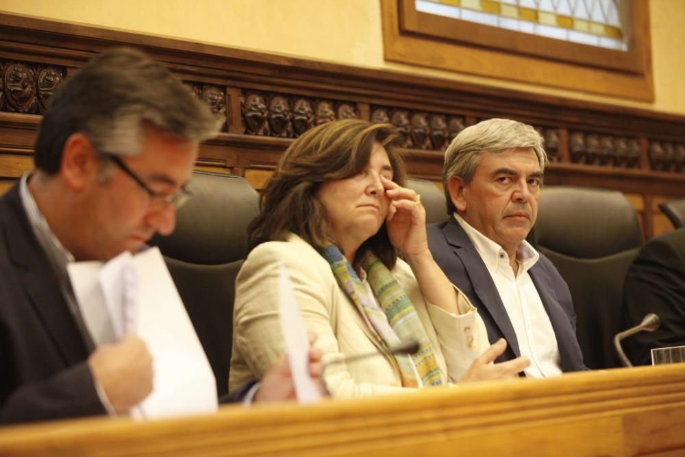 Pleno municipal en Gijón