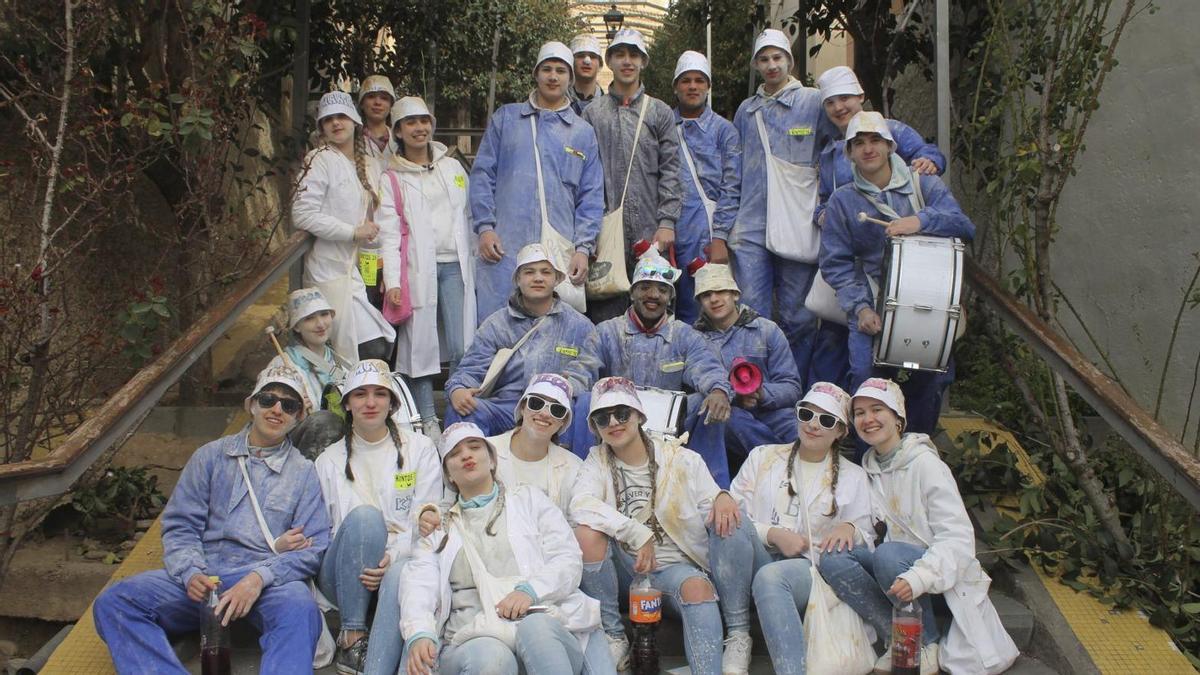 La nueva remesa de jóvenes celebró esta fiesta en Gallur.
