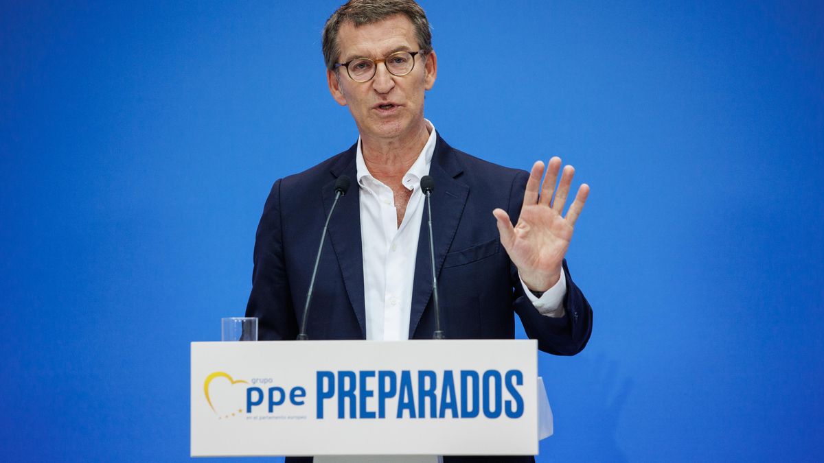 El presidente del PP, Alberto Núñez Feijóo.