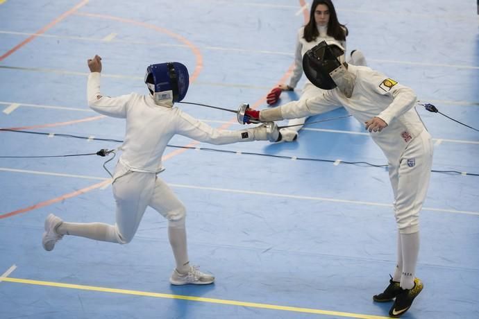 19.01.19. Las Palmas de Gran Canaria. Torneo de esgrima como cierre del clinic de la selección española de esgrima en Las Palmas de Gran Canaria. Polideportivo Juan Carlos Hernández, Jinamar. Foto Quique Curbelo