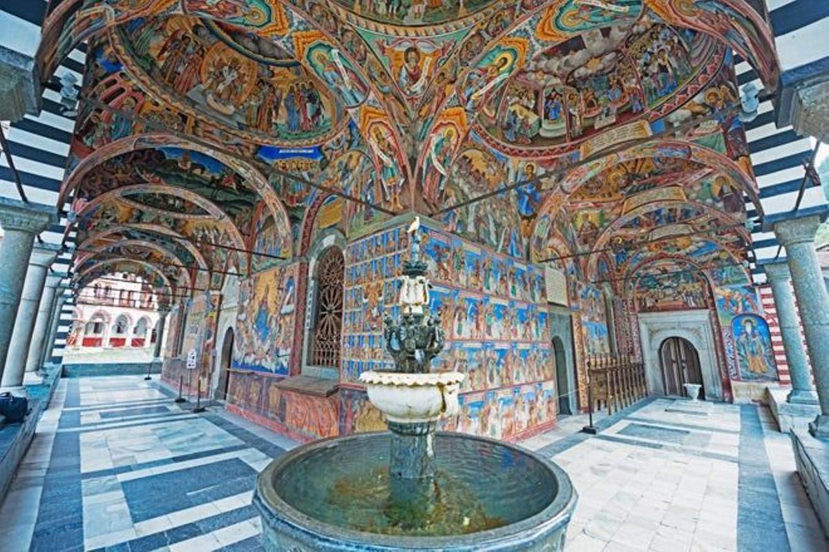 Frescos del Monasterio de Rila