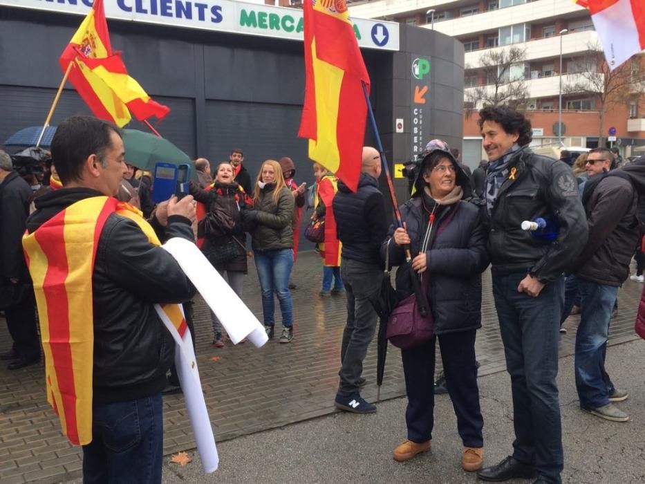 Álvaro de Marichalar, a la manifestació unionista a Manresa.