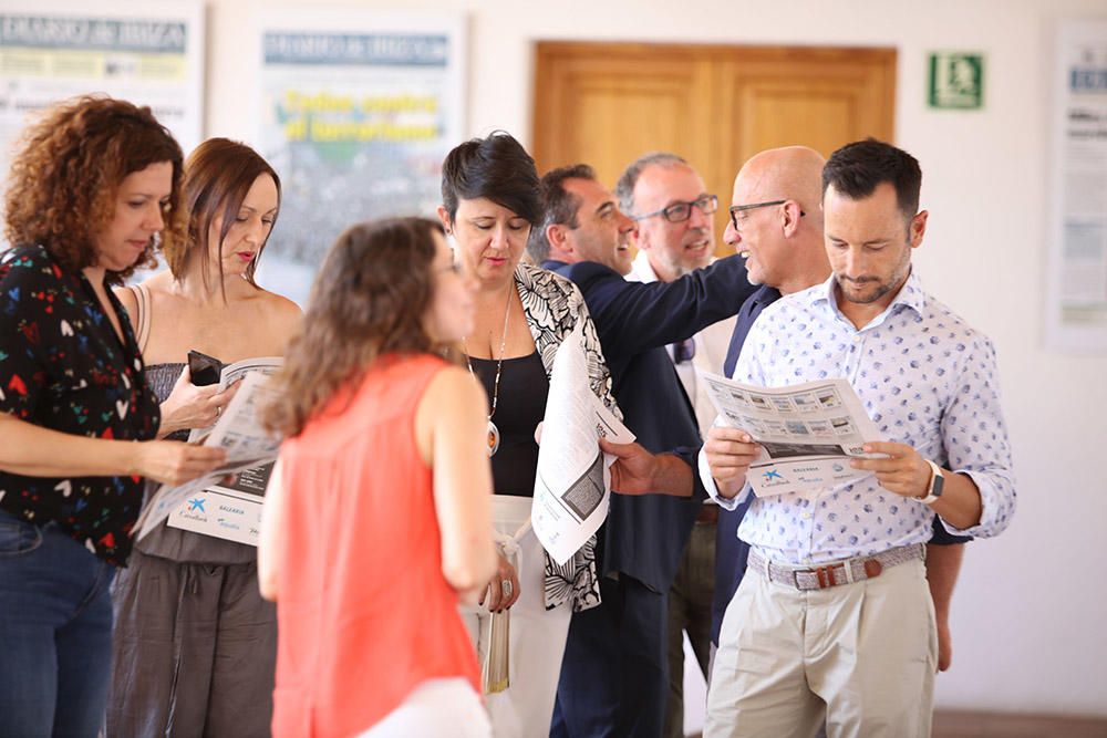 Inauguración de la muestra de Portada de Diario de Ibiza