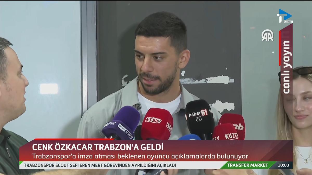 Declaraciones de Cenk a su llegada a Turquía