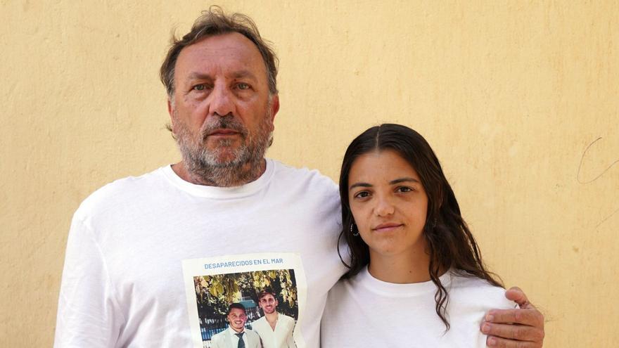 Jorge Ludvik, padre de Maxi, y Camila Soria, hermana de Emmanuel. | ÁLEX ZEA