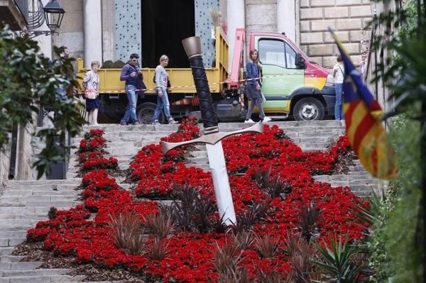 Comencen els preparatius per Temps de Flors