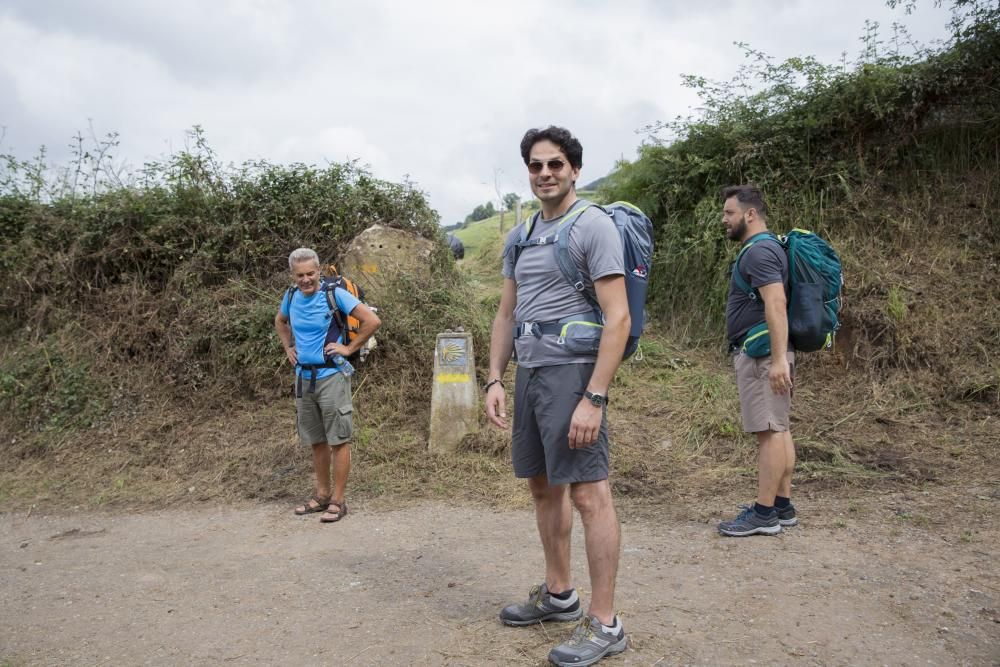 Peregrinos del Camino De Santiago, primer tramo de