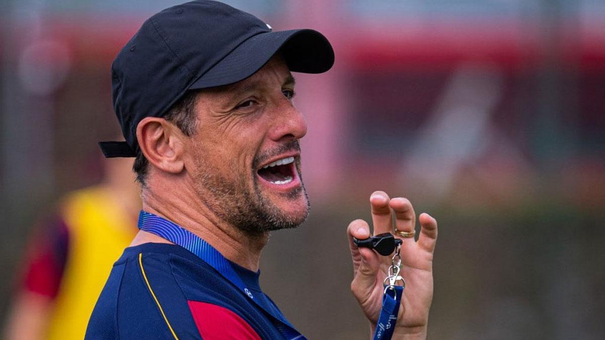 Juliano Belletti, en su segundo año al frente del Barça Atlètic