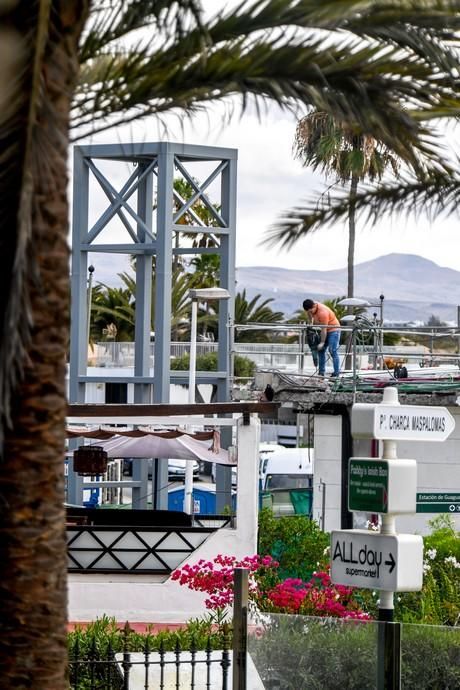 OBRAS ILEGALES CERCA DE LA CHARCA DE MASPALOMAS