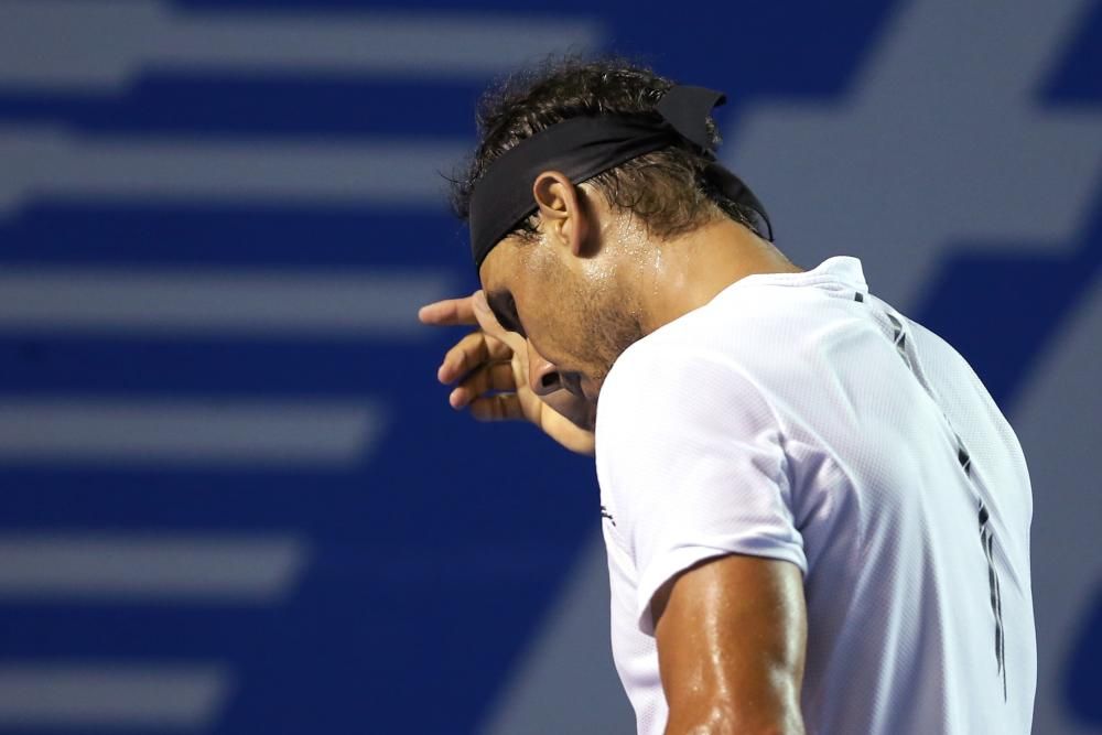 Imágenes de la final de Acapulco entre Rafa Nadal y Sam Querrey.