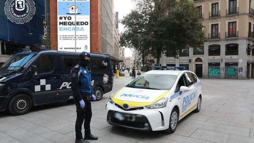 Un cotxe patrulla de la Policia Municipal de Madrid