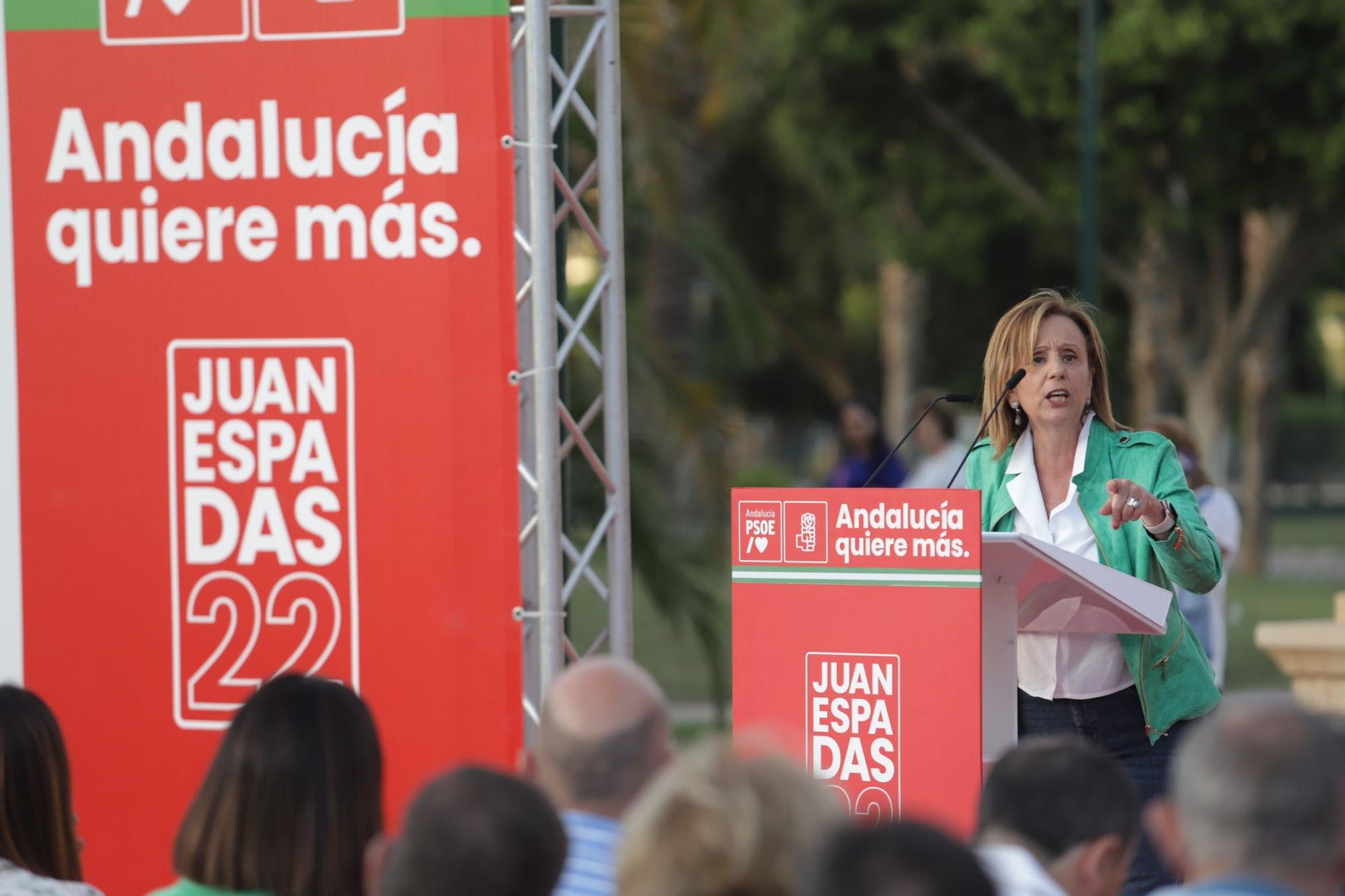 Acto de Juan Espadas, candidato del PSOE a las elecciones andaluzas, en Málaga