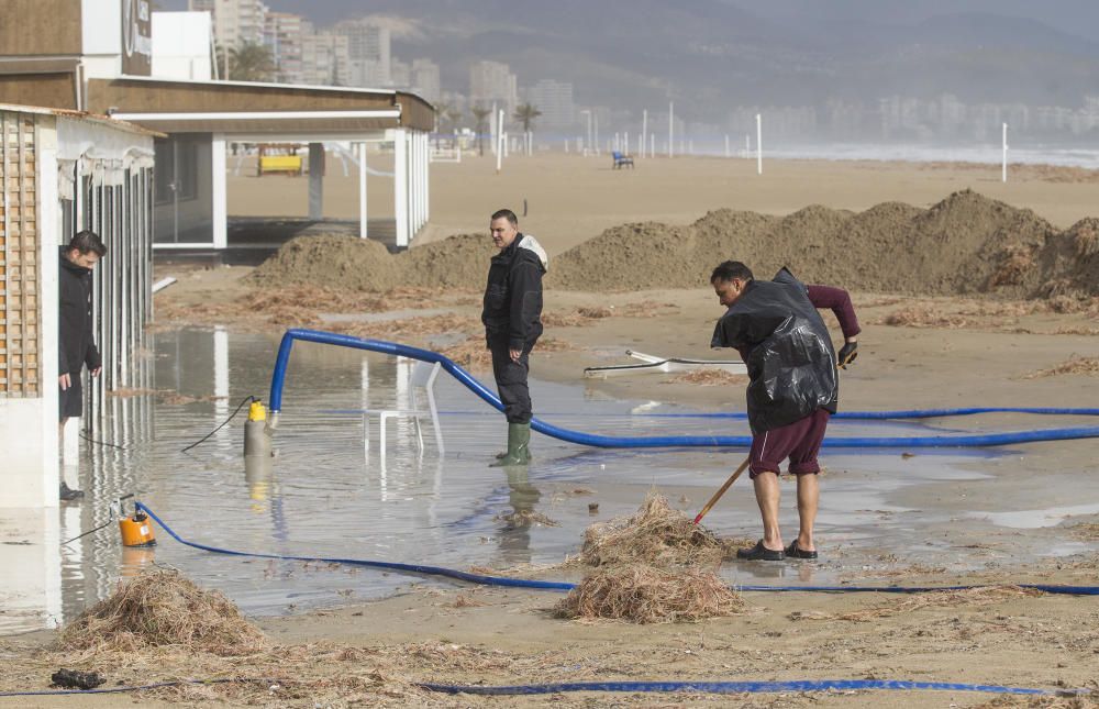 Efectos del Temporal Gloria en la ciudad de Alicante