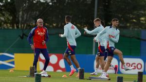 España abre su primer entrenamiento en Alemania