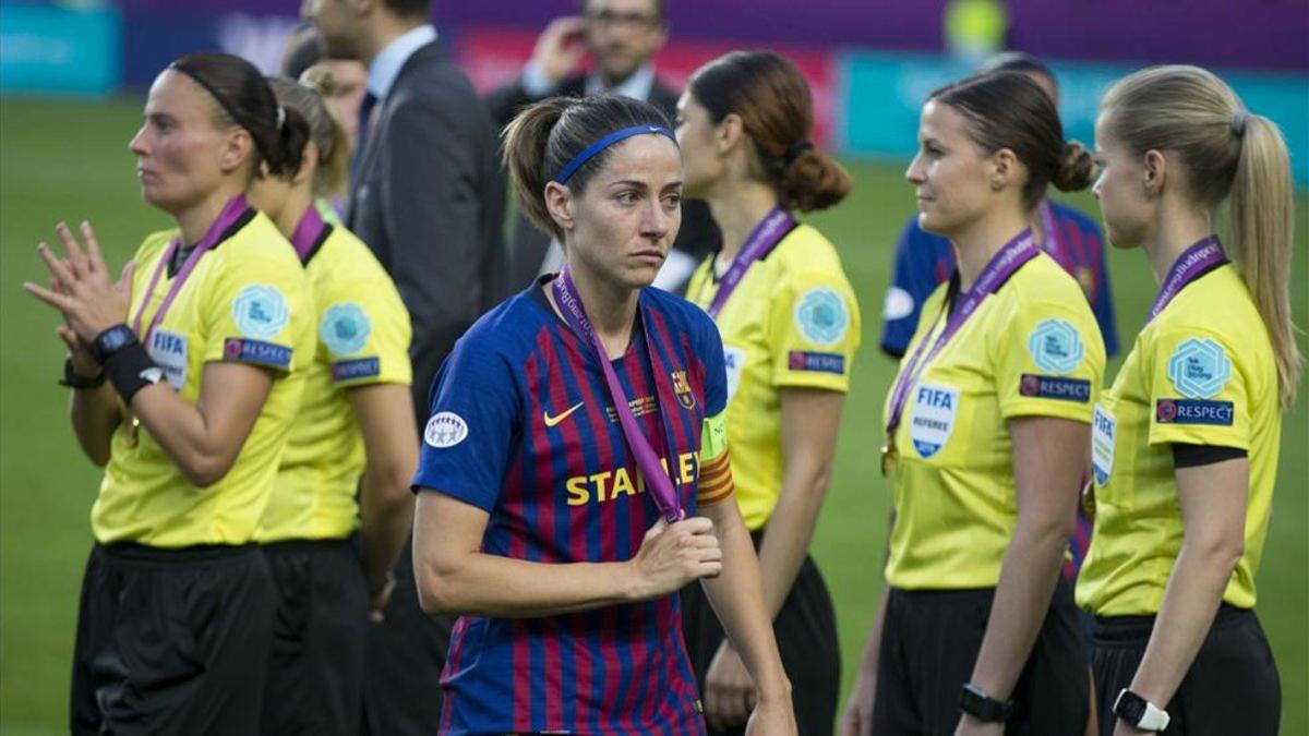 Vicky Losada, con la medalla de subcampeona