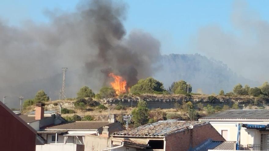 L'incendi de Sant Vicenç de Castellet, des de diferents perspectives del municipi