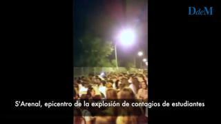 S'Arenal, epicentro de la explosión de contagios de estudiantes en Mallorca