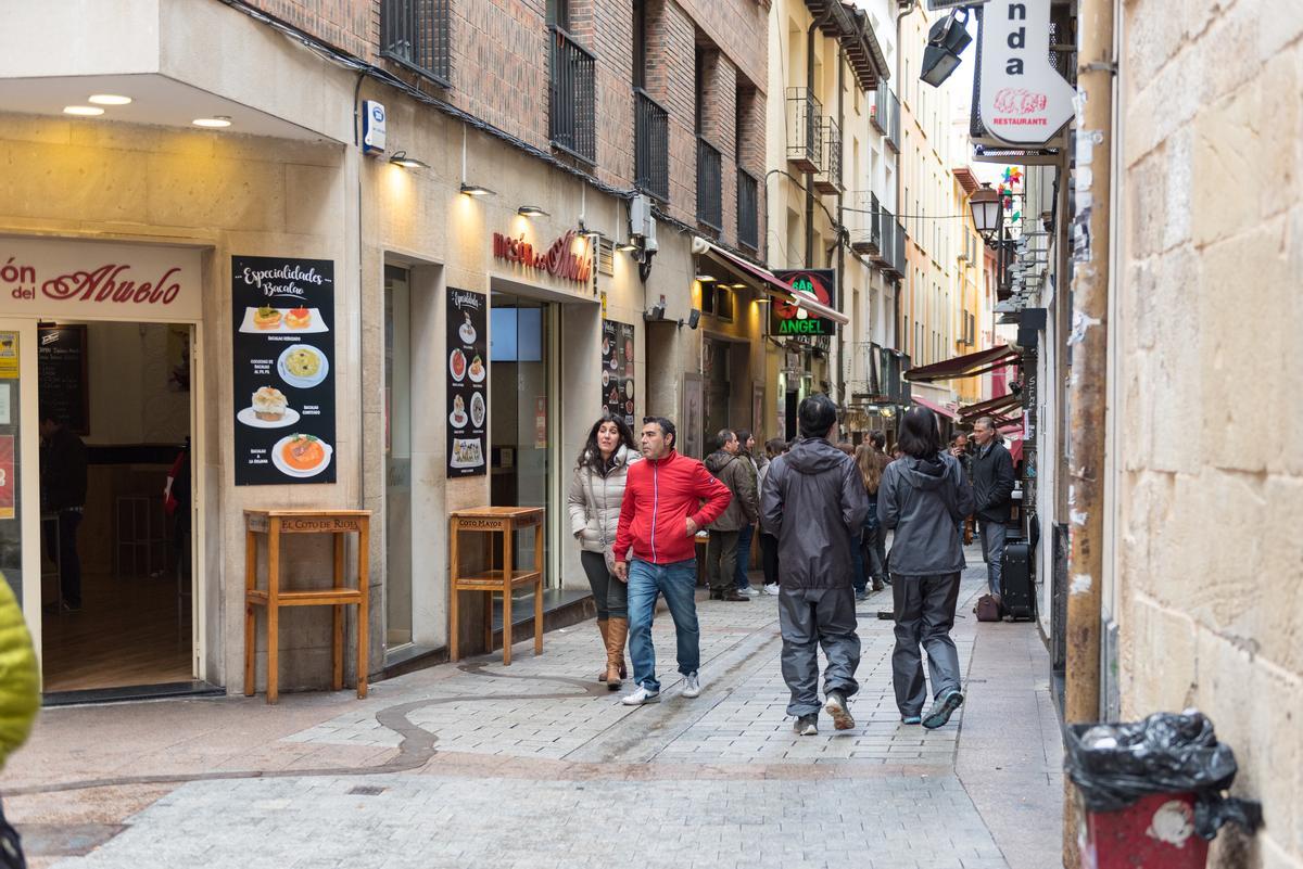 Se encuentra en el centro histórico de Logroño