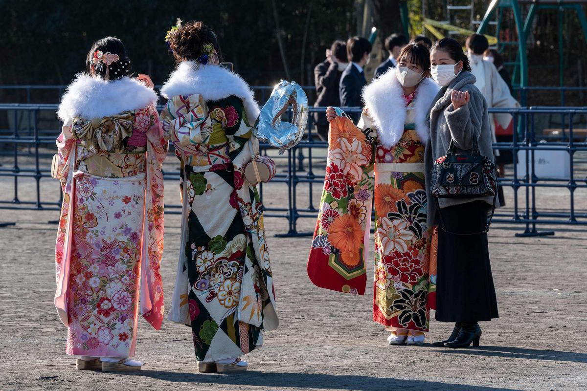 Ceremonia de celebración del Día de la Mayoría de Edad en Japón