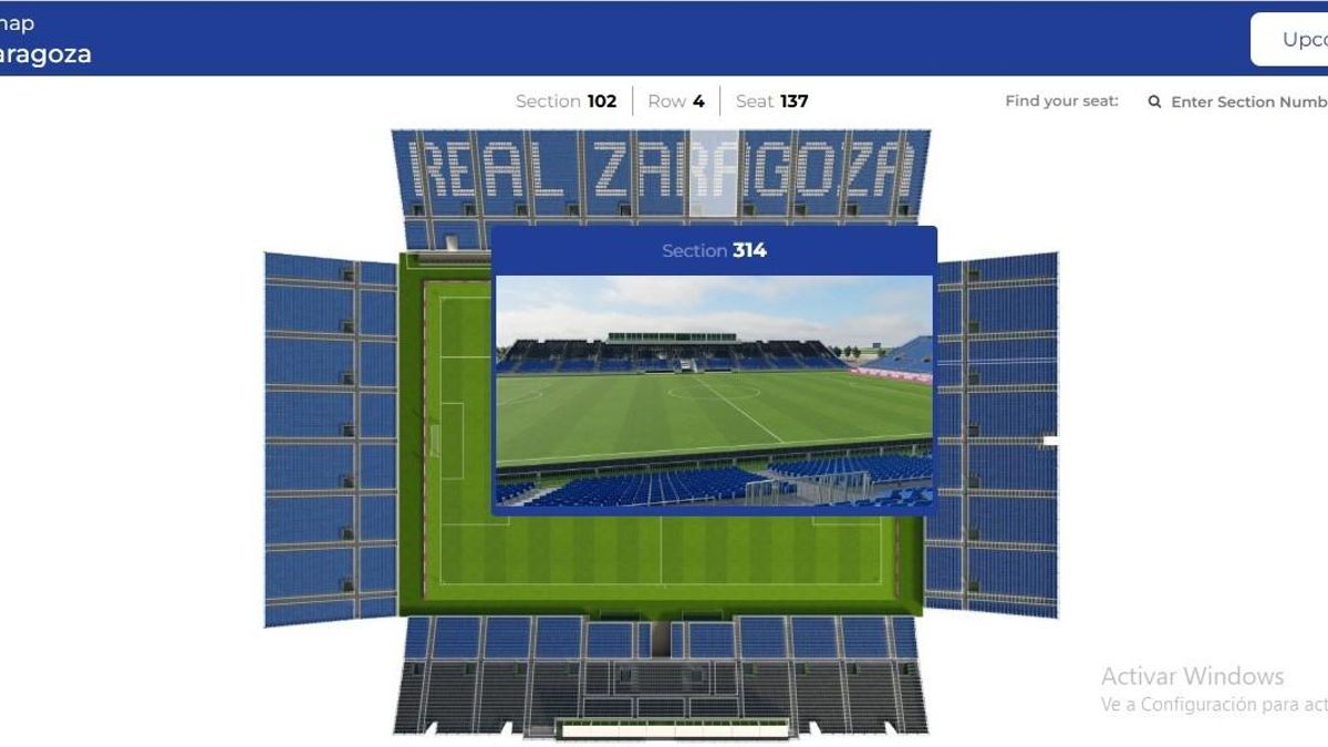 Servicio para comprobar la visibilidad de cada asiento del estadio.