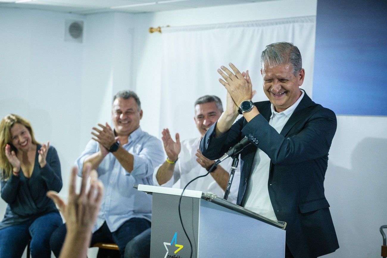 Proclamación del candidato de CC a la Alcaldía de La Laguna