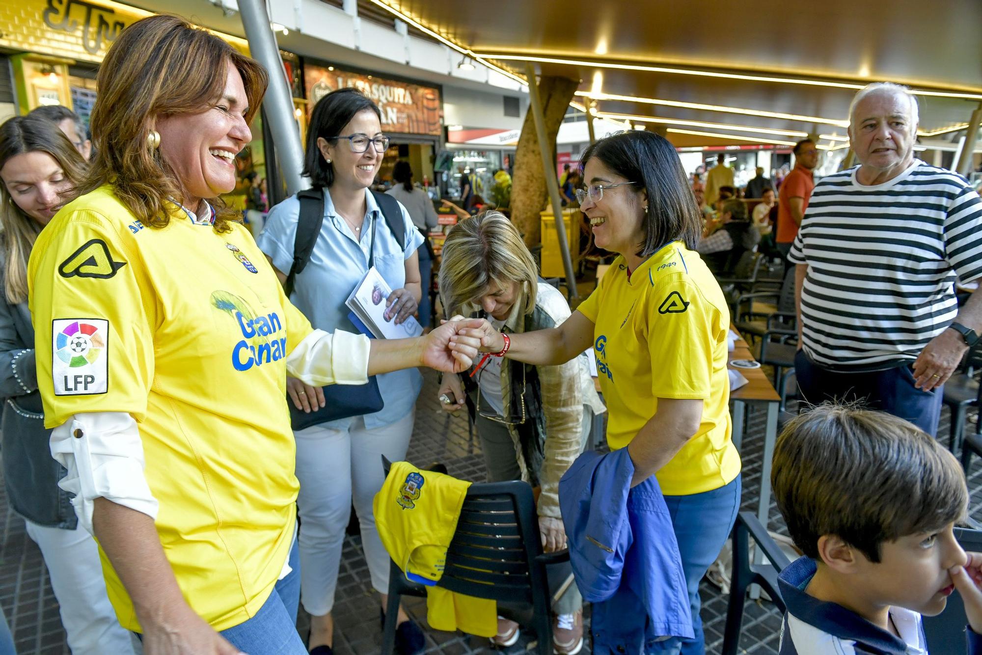 La ciudad vibró con la victoria de la UD Las Palmas contra el Cartagena