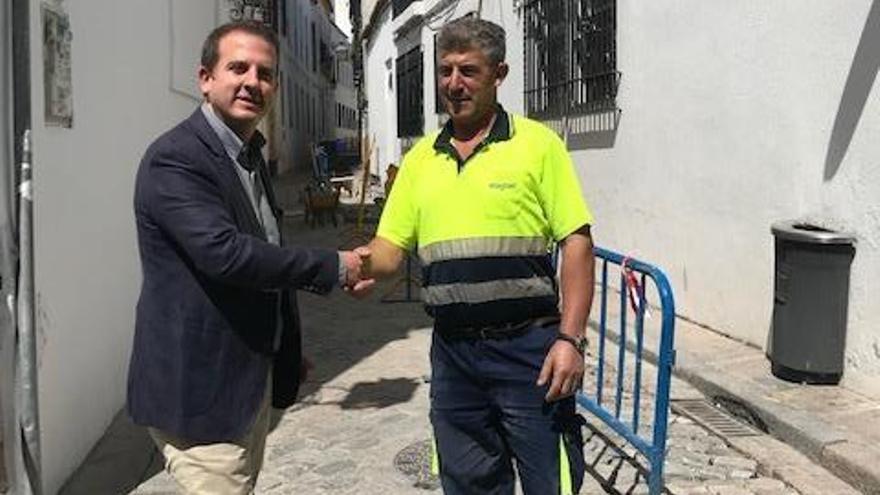 Finalizan las obras de Emacsa en la Puerta de Almodóvar