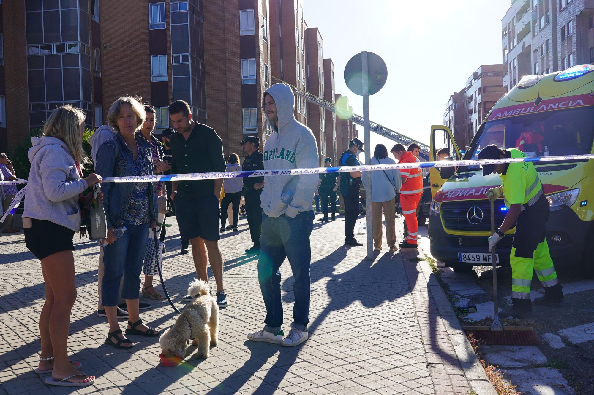 Una vivienda de Parquesol (Valladolid) registra una nueva explosión en Valladolid, con al menos un herido evacuado al hospital