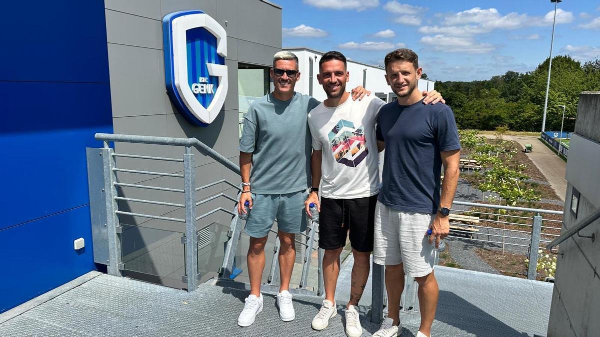 Juanmi Callejón, David Rocha y Miguel Núñez presentes en la ciudad deportiva del Genk belga.