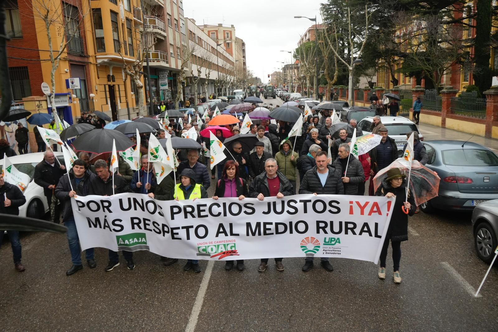 GALERÍA | Manifestación de las organizaciones agrarias en Zamora.