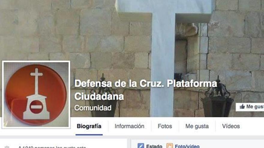 Un millar de usuarios que pide defender la Cruz «con uñas y dientes»