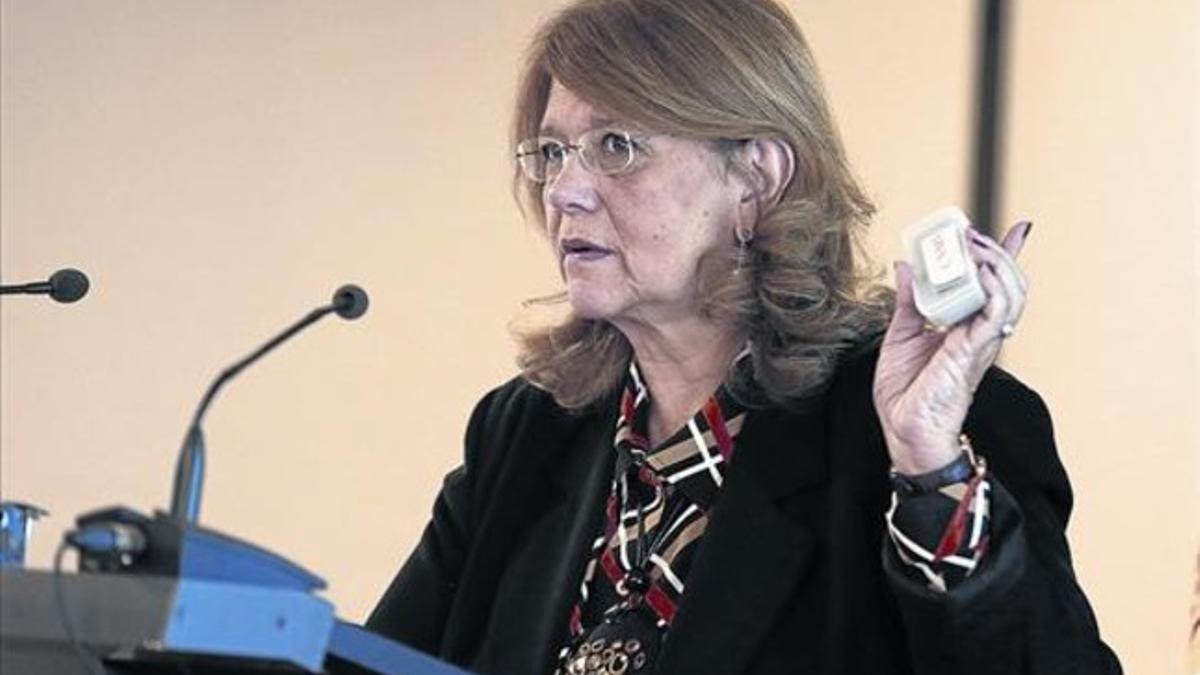 La presidenta de la Comisión Nacional del Mercado de Valores (CNMV), Elvira Rodríguez, ayer.