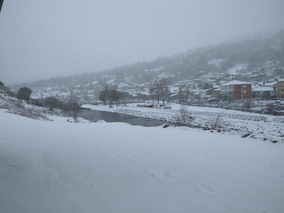 La nieve "oculta" Porto de Sanabria