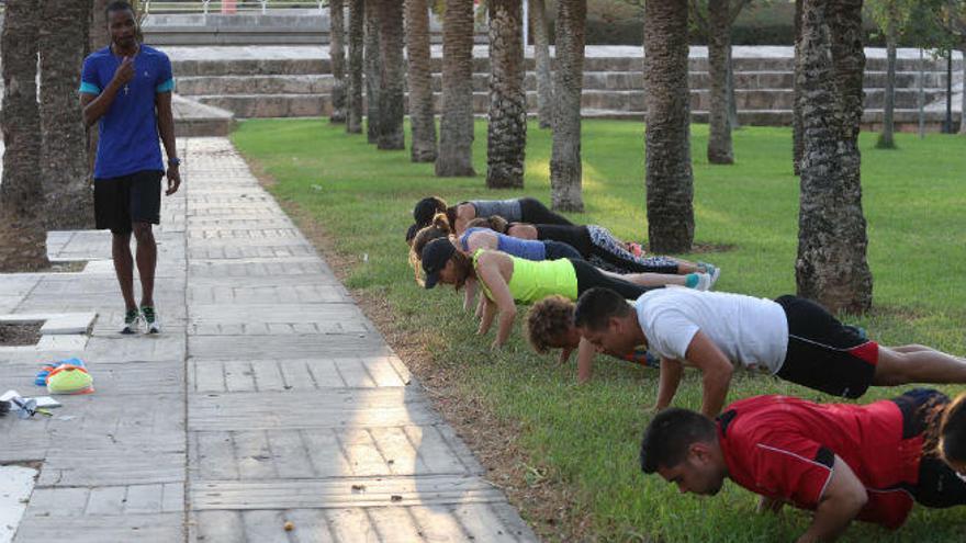 Entrenando como marines