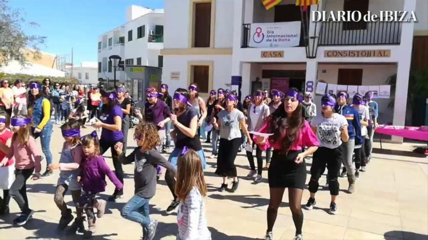 'El violador ets tu', en Formentera por el Día de la Mujer