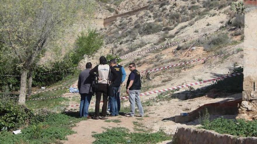 El cadáver ha aparecido en el barranco de La Cucharona de Jumilla.