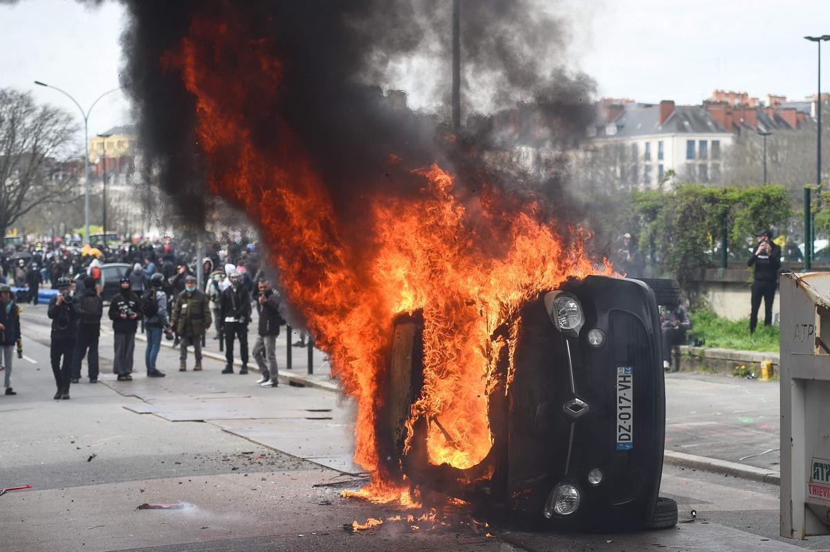 Despliege policial de máximos en Francia para la nueva jornada de protestas