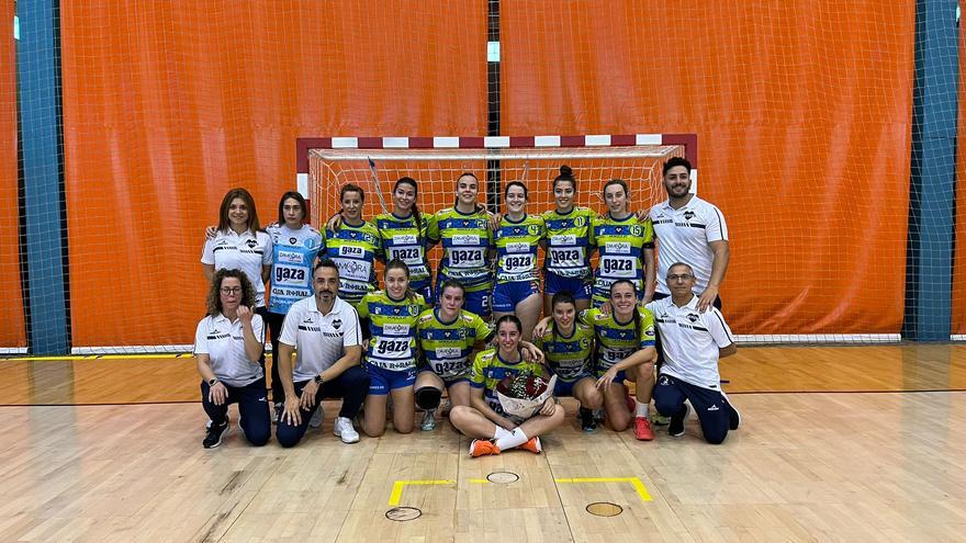 El Leche Gaza, sénior femenino del Balonmano Zamora, rompe su racha inmaculada  (19-23)