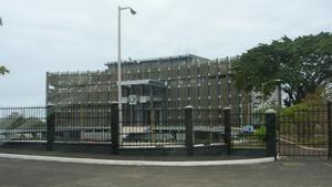 Palacio presidencial de Monrovia.