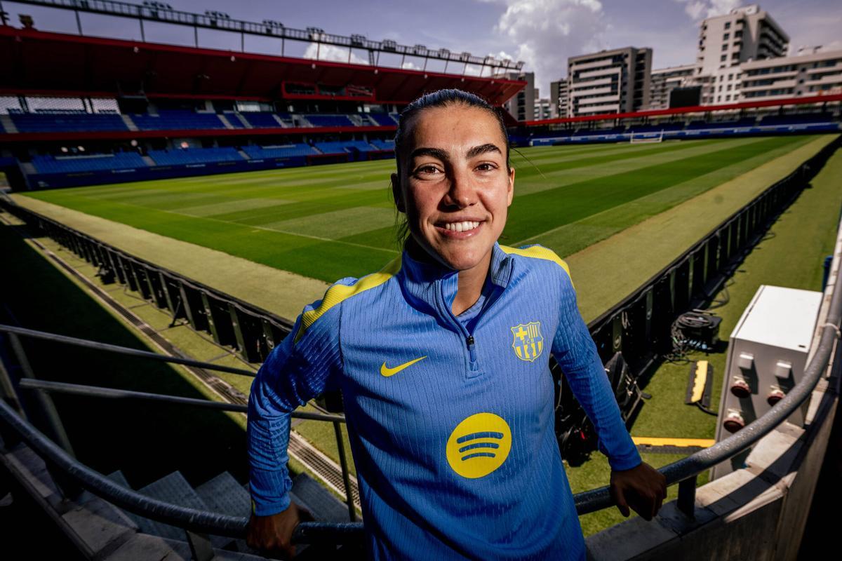 Barcelona 19/05/2026 Deportes. Patri Guijarro,jugadora del Barcelona, posa para El Periódico a pocos días de la final de la Champions ante el Lyon. AUTOR: JORDI OTIX