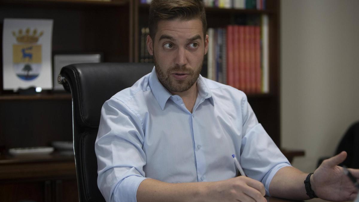 El alcalde de Anna, Miguel Marín.